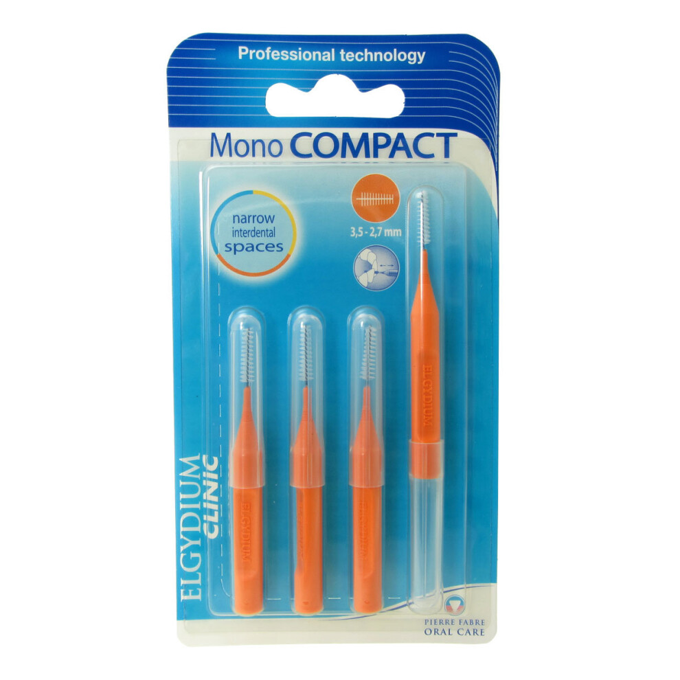 Elgydium Clinic Mono Compact Interdental Brush Extra Fine X4