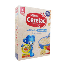 Cerelac 1st Baby Porridge Multifruit Gluten Free 250g – From 4 Months, Just Add Water, Contains Milk Powder