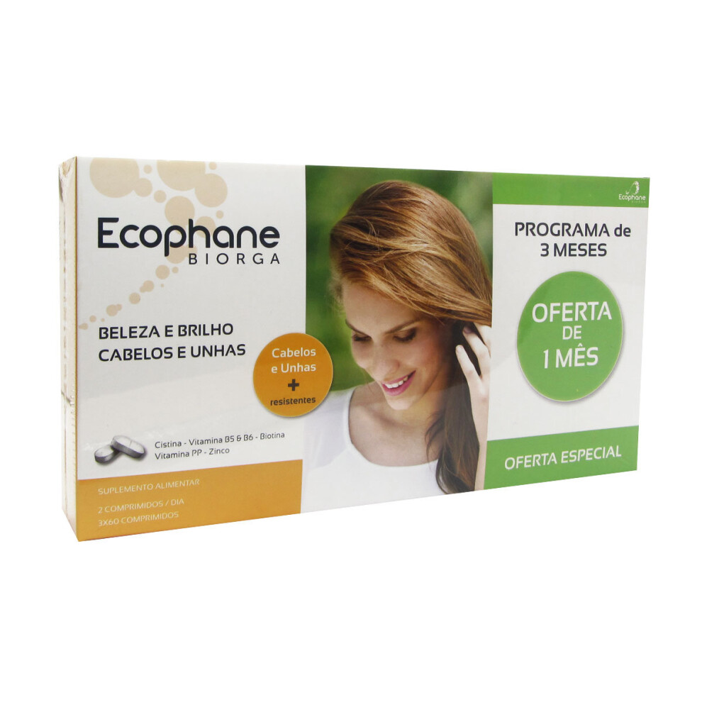 Ecophane Hair and Nails Pack 3x60Caps