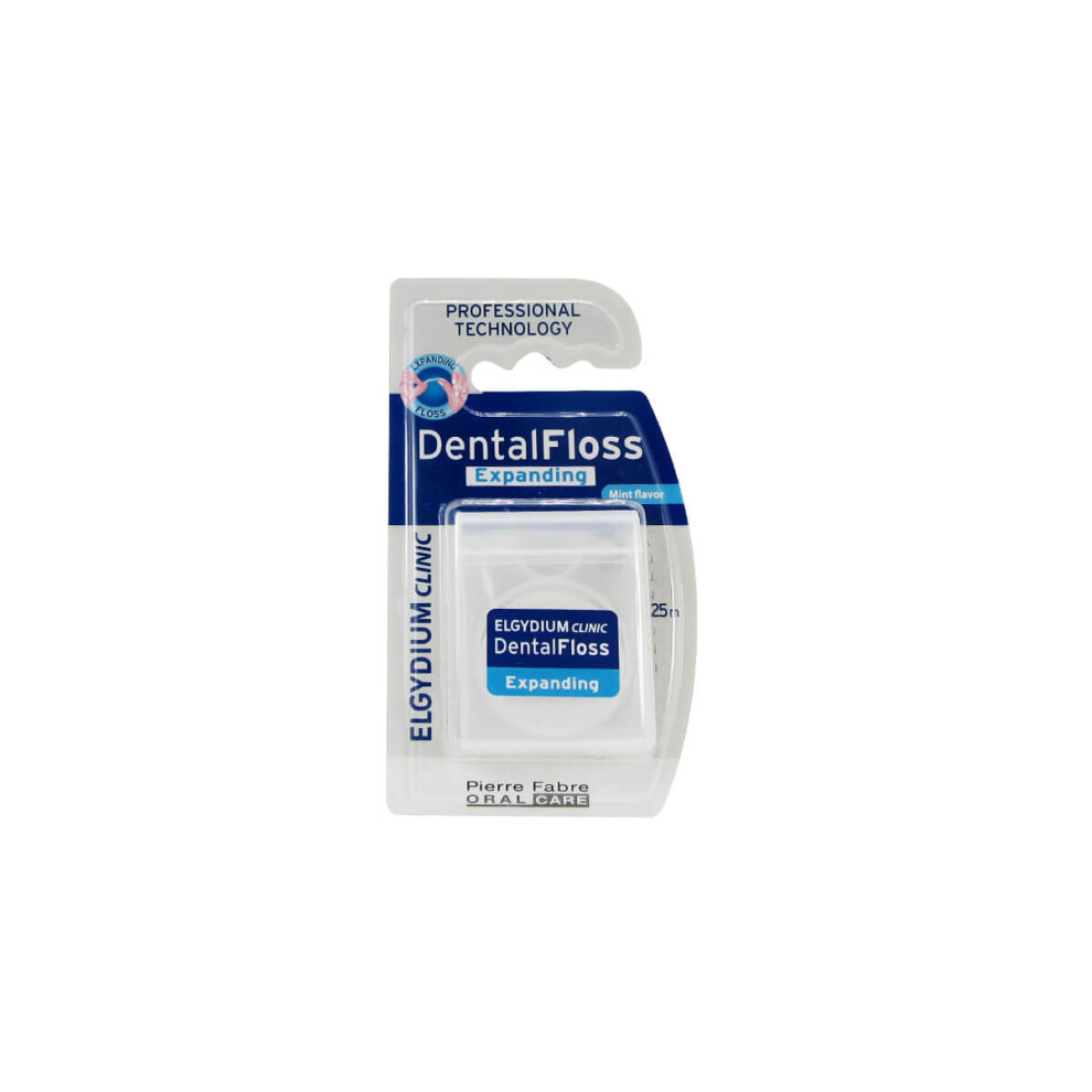 Elgydium Clinic Dental Floss Expanding Anti Plaque 25M