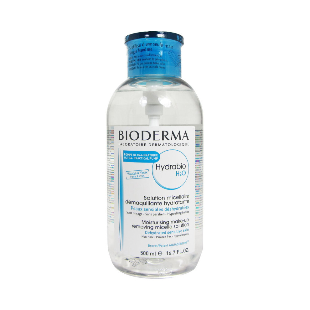 Bioderma Hydrabio H2O Micellar Water Pump Reverse 500 ml