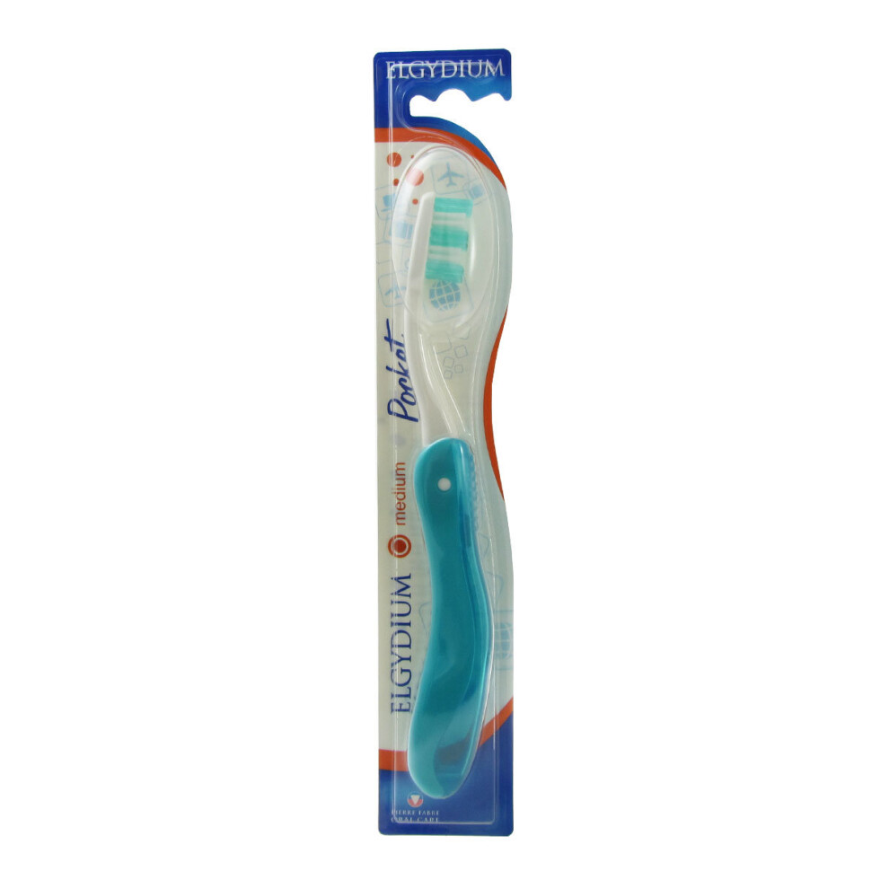 Elgydium Pocket Medium Travel Toothbrush