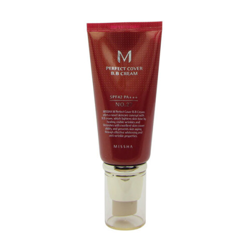 ΜΙΣΣΑ, Μ Πράγματική Κάλυψη Β.Κ. Κρέμα, SPF 42 PA+++, Αριθμός 27 Μελί Βεγέτι, 1.7 fl oz (50 ml)