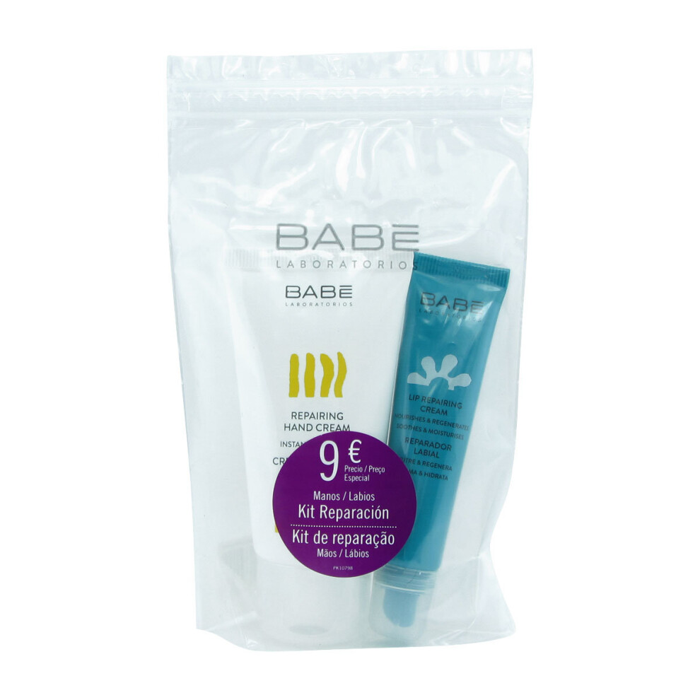 Babe Cream Repair Kit Repairing Hands 50Ml + Repairing Lips 15Gr