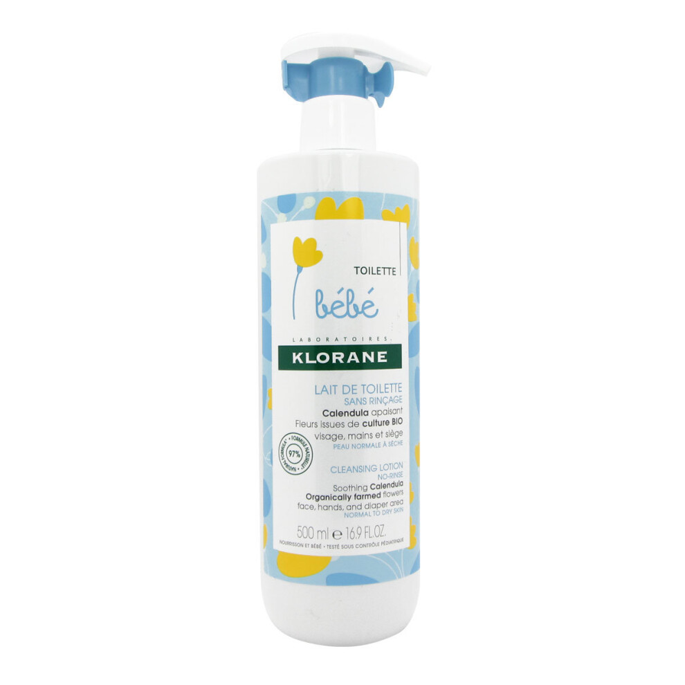 Baby Rinse-Off Cleansing Milk 500Ml Klorane