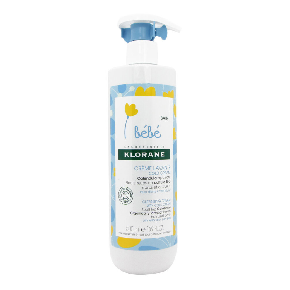 Klorane Bb Cleansing Cream with Cold Cream 500ml