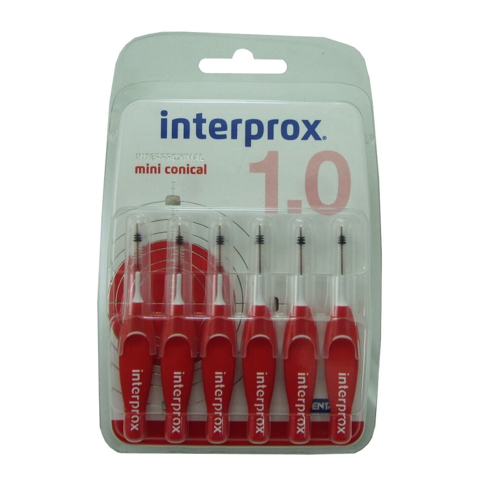 Interprox Mini Conical Flexible Brush X6 Size 1.0