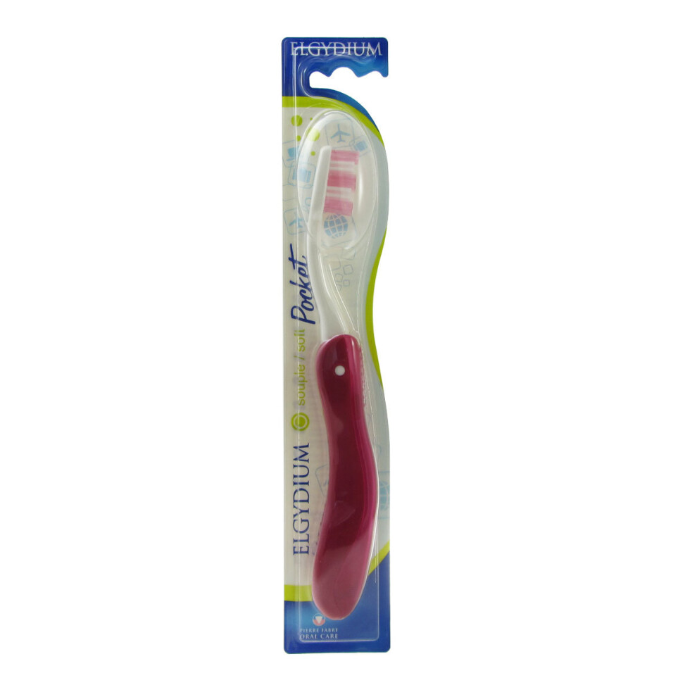 Elgydium Pocket Soft Travel Toothbrush