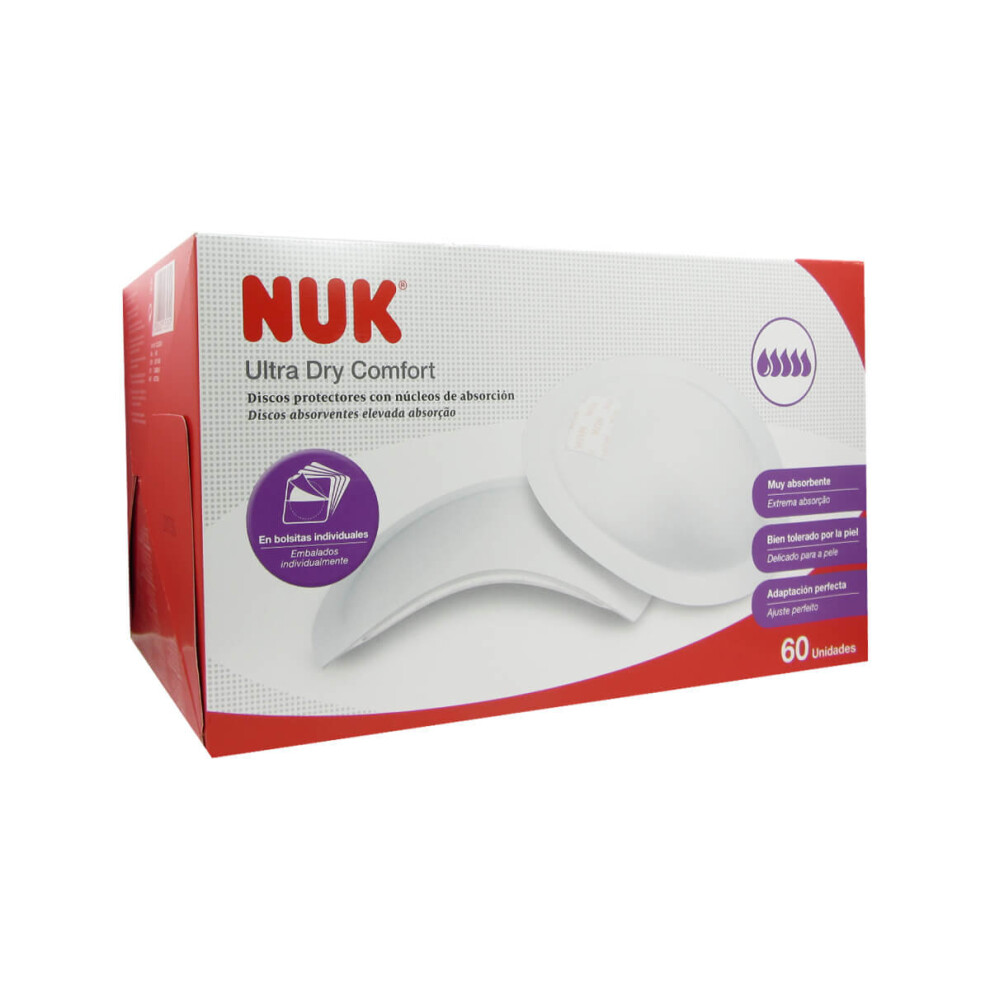 Nuk Ultra Dry Comfort Absorbent Discs 60 pcs