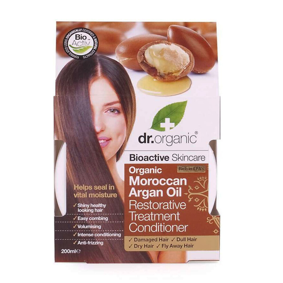 Dr Organic Dr.organic Organic Moroccan Argan Oil Restorative Treatment Conditioner 200Ml