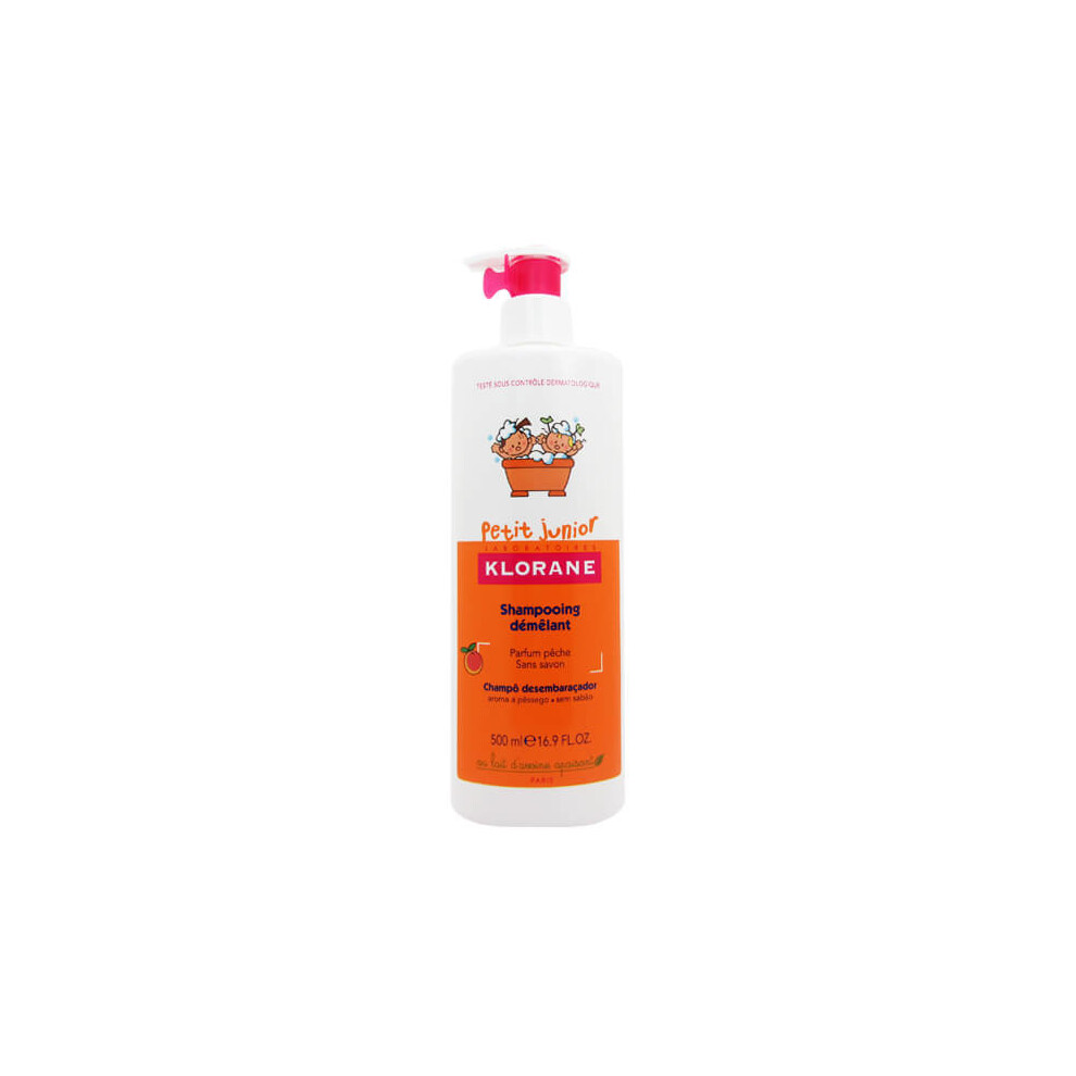 Klorane Petit Junior Detangling Peach Shampoo 500ml