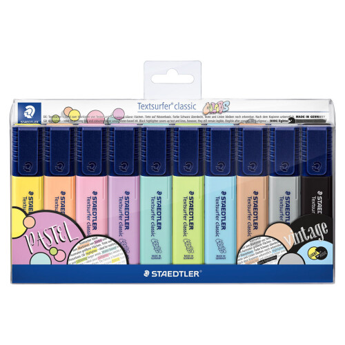 Staedtler Textsurfer higlighter wallet 10pcs