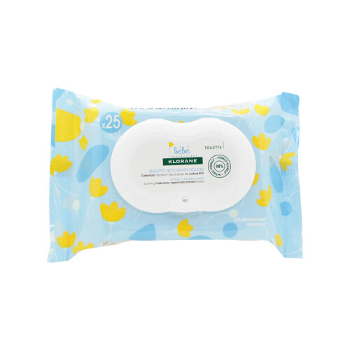 Klorane Klorane Baby Soft Cleaning Wipes x25