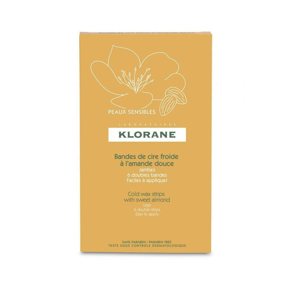 Klorane Cold Wax With Sweet Almond 6 Strips