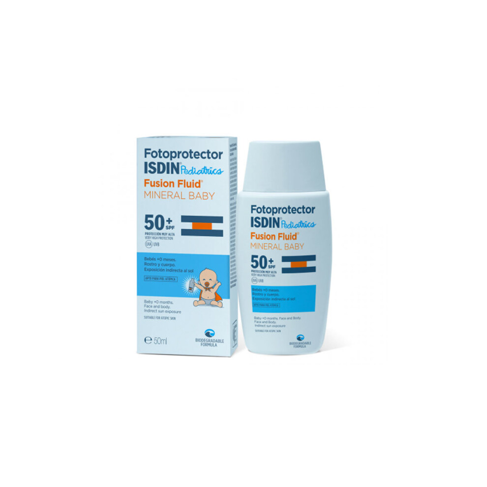Sunscreen Fusion Fluid Mineral Baby 50+ 50Ml Isdin