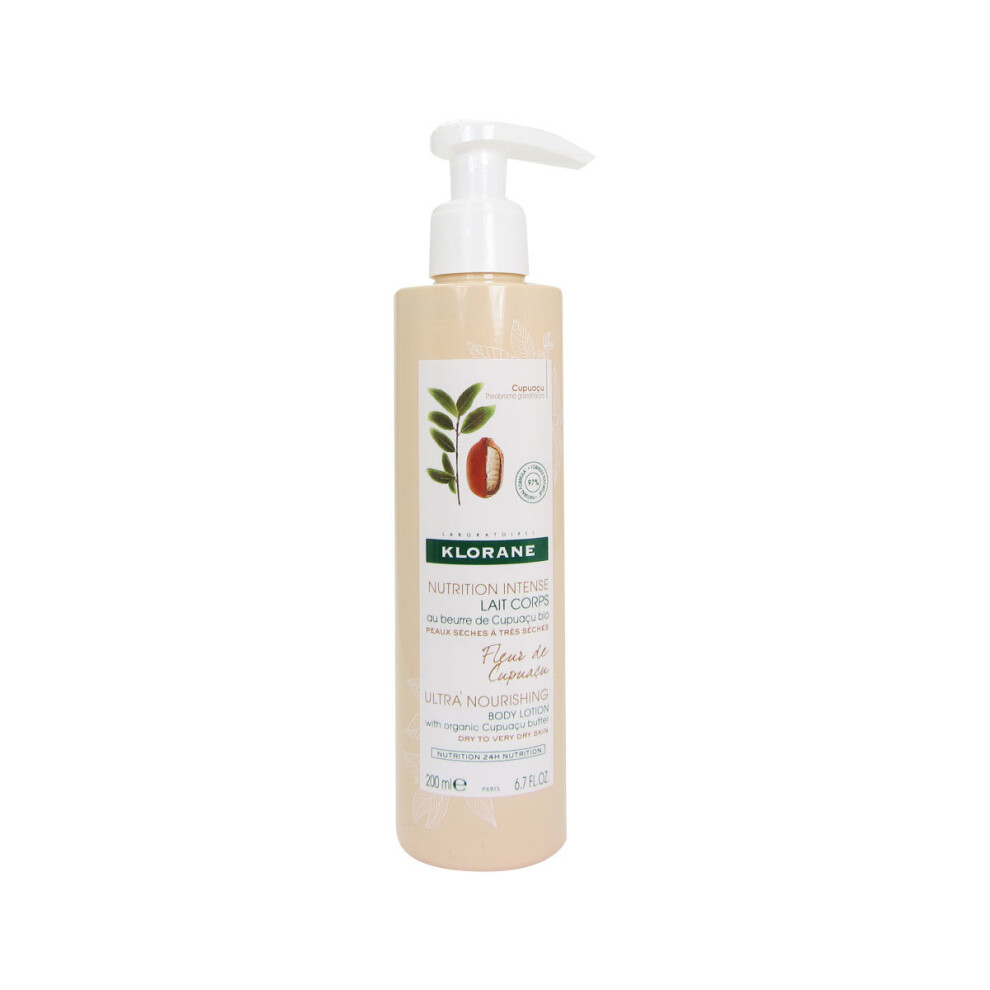Klorane Nutrition CupuU Butter Body Milk 200Ml