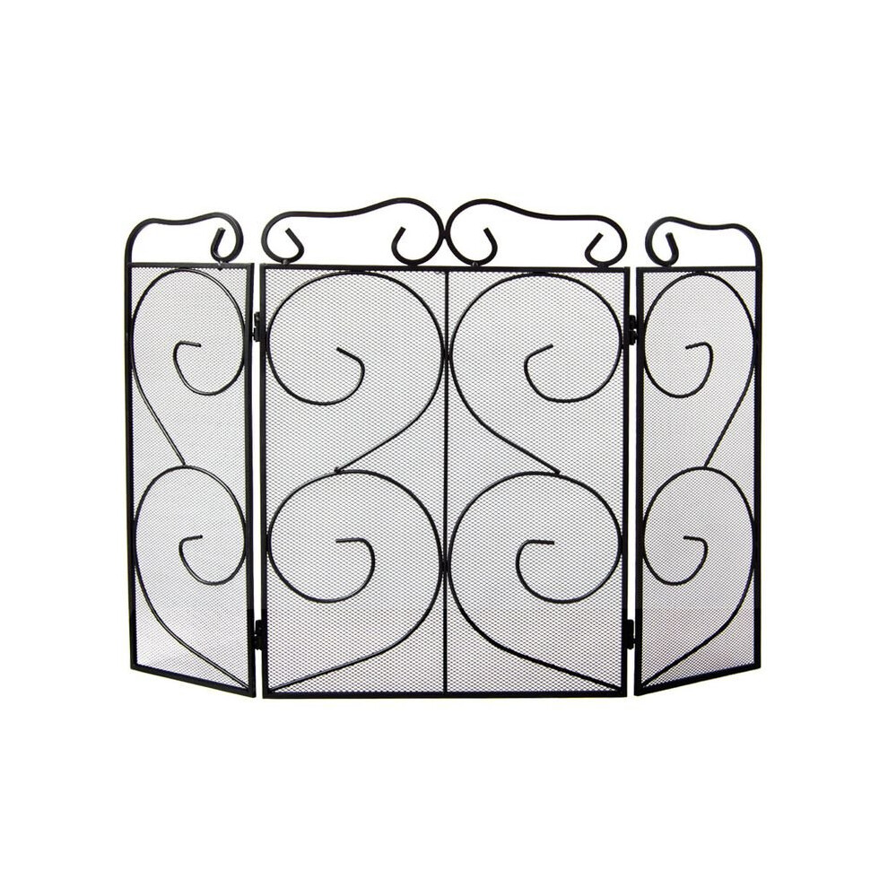 Tapton 3 Panel Fire Screen Guard Fireplace Accessory