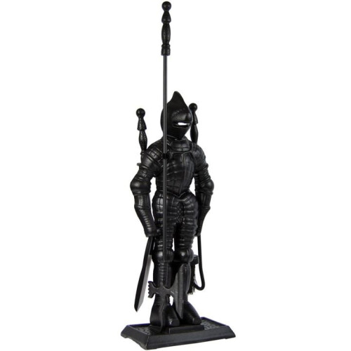 Home Discount Soldier 4 Piece Companion Set Fireplace Tool Set