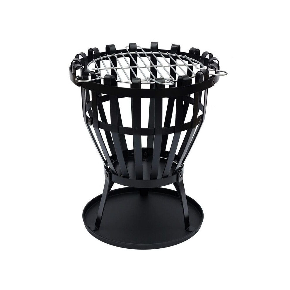 (Round) Brazier Fire Pit Garden Patio Outdoor BBQ Heater