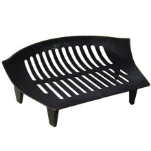 (Medium) Fire Grate Cast Iron Fireplace Accessory Log Coal