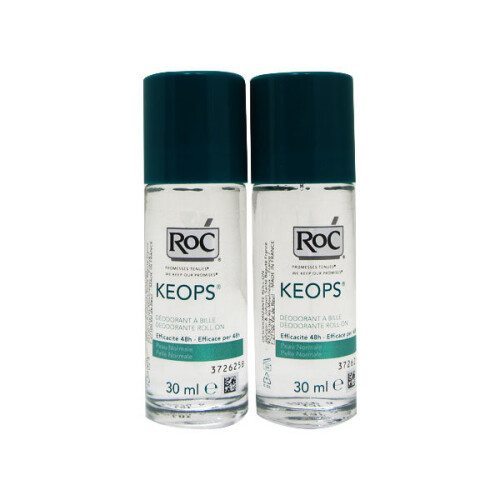 RoC Roc Pack Keops Deodorant Roll On Intense Sweating 2x30ml