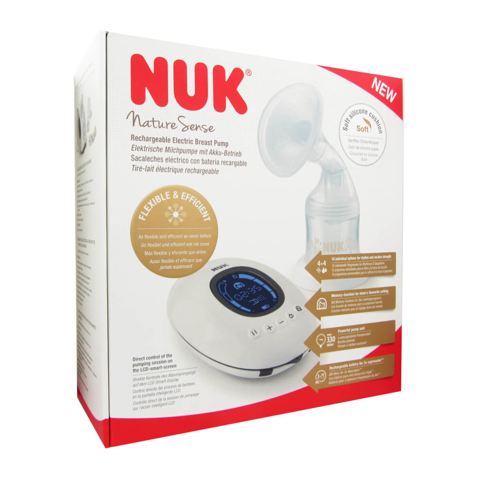 Nuk Nature Sense Rechargeable Electric Milk Extractor