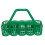 Green Plastic Basket Bottle Carrier Holder with 10 compartments 1