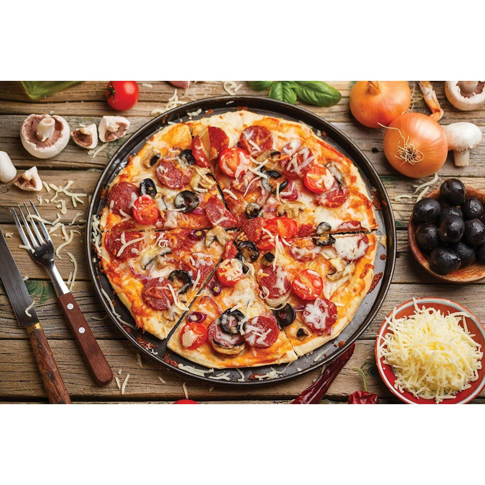 12" Pizza Pan Perforated Carbon Steel Pizza Plate 