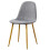 Charles Jacobs (Fabric Grey) Charles Jacobs 2 Velvet Modern Kitchen Dining Chairs 5