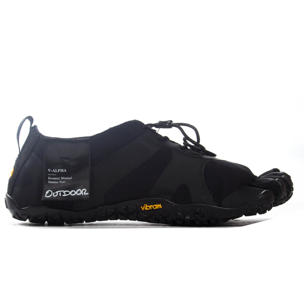 (Black, UK 6) Vibram FiveFingers V-Alpha Womens Barefoot Outdoor Trainer Black