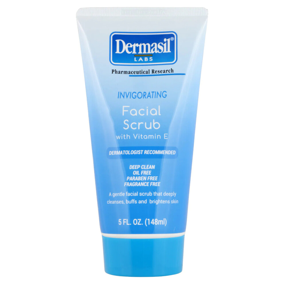 Dermasil Labs Invigorating Gentle Facial Scrub With Vitamin E - 148 Ml
