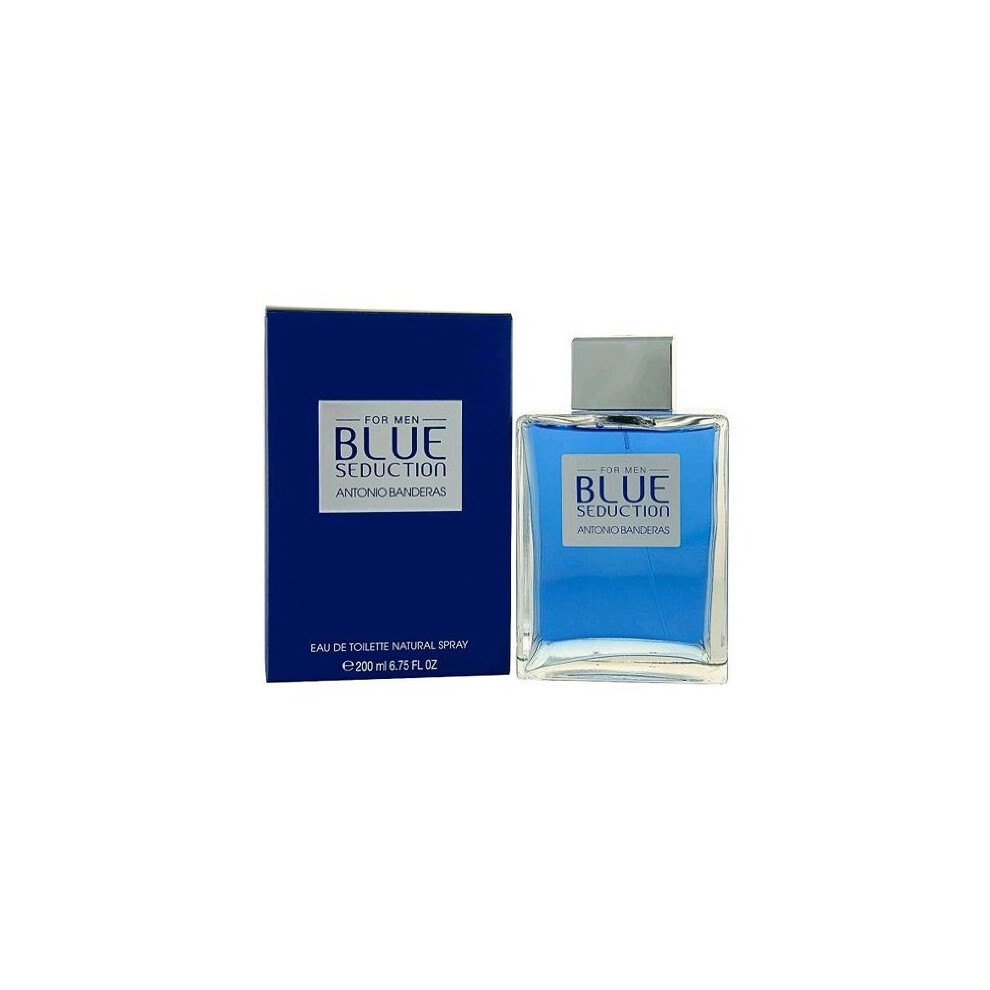 BLUE SEDUCTION ANTONIO BANDERAS Cologne Perfume Men 6.7 oz EDT