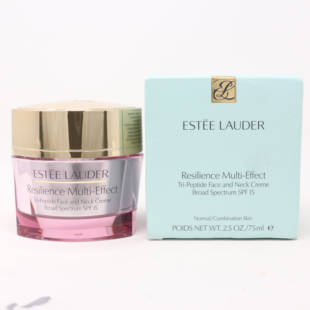 Estee Lauder Resilience Multi-Effect Tri-Peptide Face And Neck Creme 2.5oz  New