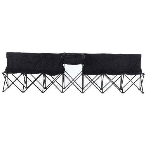 Outsunny Outsunny Camping Bench | 6-Seater Portable Outdoor Bench