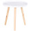 Homcom HOMCOM Round Coffee Table W/ Solid Wood Legs Sofa End Side Coffee 9