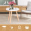 Homcom HOMCOM Round Coffee Table W/ Solid Wood Legs Sofa End Side Coffee 4