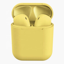 Technomobiles TWS i12 Bluetooth InPods - Yellow | Wireless Earphones