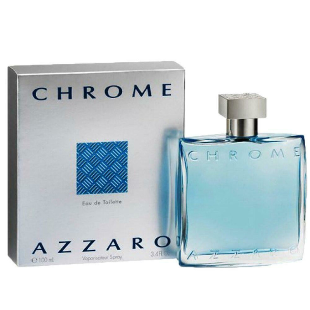 Chrome Cologne by Azzaro MEN Perfume oz 3.4 oz EDT Spray Fragrance New