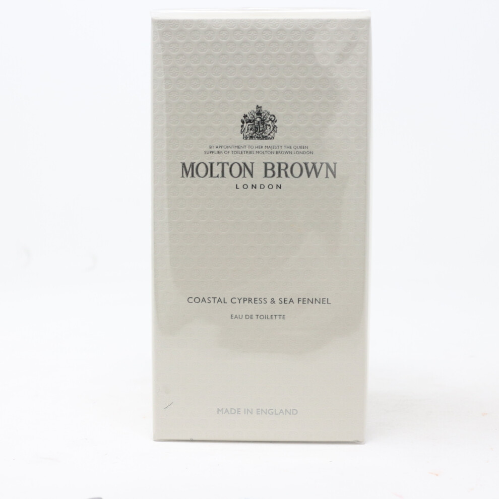 Molton Brown Brown Coastal Cypress & Sea Fennel By Molton Eau De Toilette 3.4Oz New With Box
