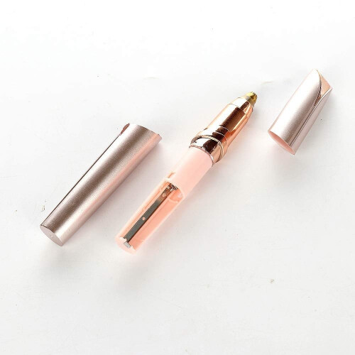 Ögonbrynshårborttagare, smärtfri precision elektrisk ögonbrynstrimmer Roséguld 2