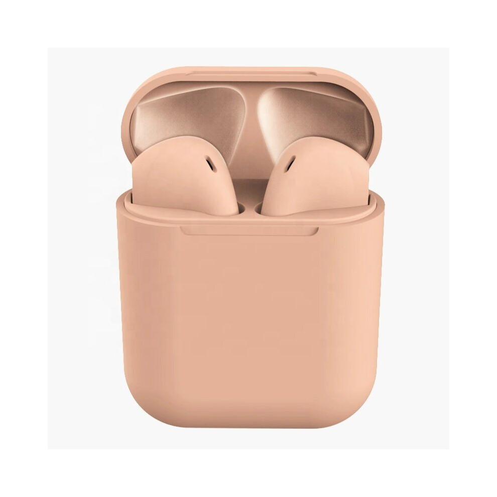 Technomobiles TWS i12 Bluetooth InPods - Pink | Wireless Earphones