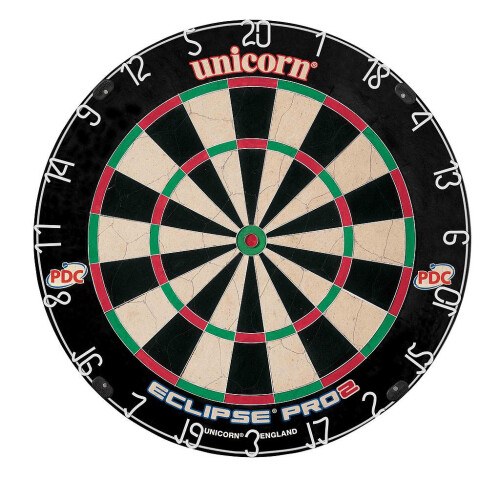 Unicorn Cible de fléchettes Unicorn Eclipse Pro2 Bristle, approuvée par PDC