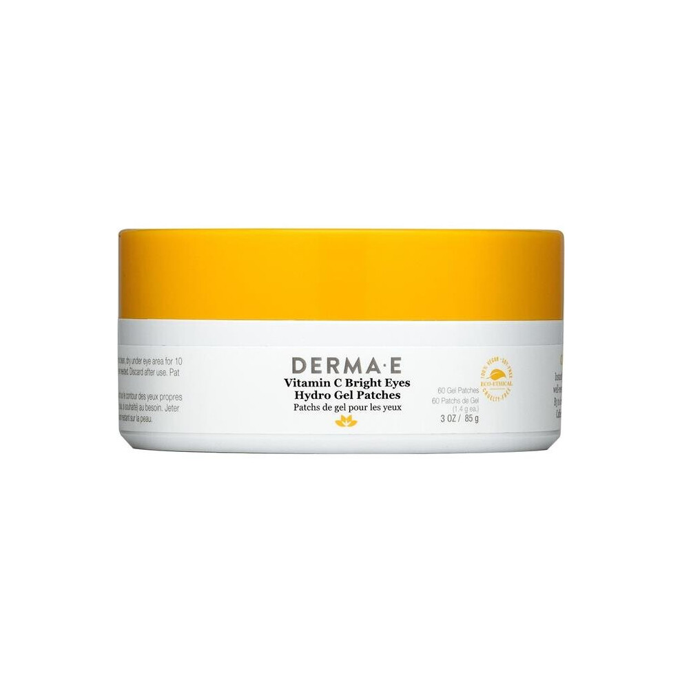 Derma E Natural Skincare 158362 2 Oz Vitamin C Bright Eye Hydro Gel Pads