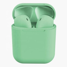Technomobiles TWS i12 Bluetooth InPods - Green | Wireless Earphones