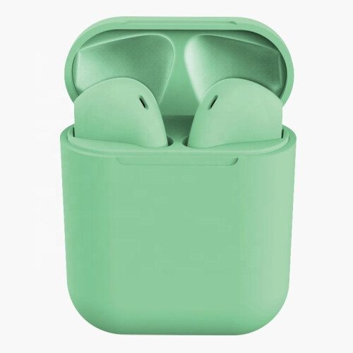 Technomobiles TWS i12 Bluetooth InPods Green Wireless Earphones on