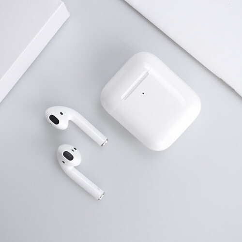 (White) TWS Bluetooth Earphones i12 in five Colours 1
