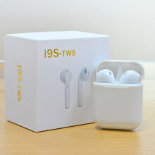 TWS i9S True Wireless Bluetooth Earbuds - 5.0 In-Ear Headphones for iPhone/Samsung/Tablet, White, 3-4h Playback, 240h Standby
