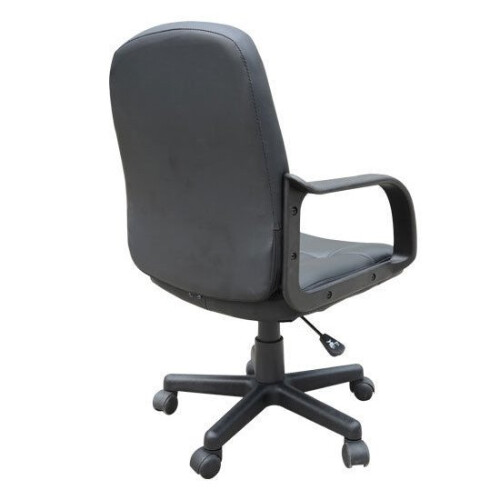Homcom Homcom PU Leather Executive Swivel Chair - Black 2