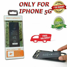 High Capacity Li-ion Replacement Battery | for iPhone 5G | Circuit Prortection & 1440 mAh | Business Smart Battery & Long Lasting