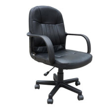 Homcom PU Leather Executive Swivel Chair - Black